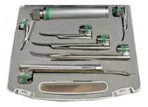 Laringoscopio Fibra Optica Set De 6 Hojas 1  Mango Anestesia