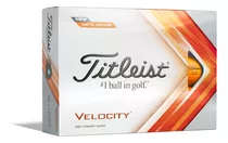 Pelotas Bolas De Golf Titleist Velocity Naranja Mate