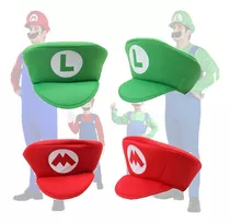Gorro Mario Bros Y Luigi Disfraz Halloween
