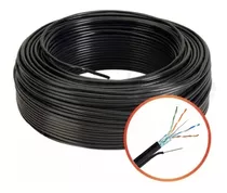 Rollo 100 Mts De Cable De Red Utp Cat 6 - C/tensor Aleacion