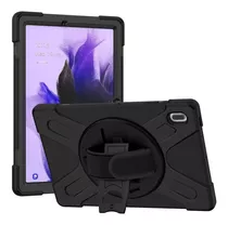 Capa Para Galaxy Tab S7 Fe T730 T736 - Skudo Strap + Alça