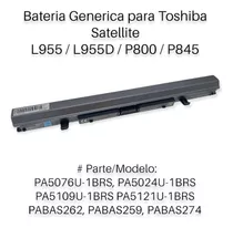 Bateria Generica Nueva Para Laptop Toshiba L955 Pa5076u-1brs