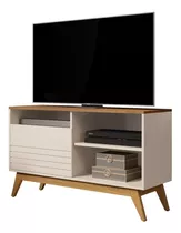 Aparador De Porta Sala Rack Fenix Wood Retro Tv Até 42 