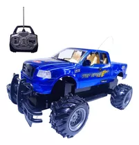 Camionete De Controle Remoto Recarregavel Cor: Azul