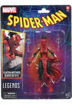 Figura Elektra Daredevil Spiderman Marvel Legends Retro 2023
