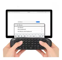 Controle Air Mouse Mini Teclado Sem Fio Android Recarregável