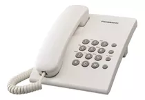 Teléfono Panasonic De Mesa  Kx-ts500fxw Fijo - Color Blanco