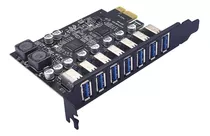 Pcie 7 Portas Usb 3.2 Gen1 19 Pinos Placa De Expansão 5