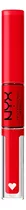 Labial Shine Loud High Pigment Nyx Professional Tono Rebel In Red