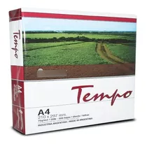 Resma A4 Tempo 75grs. Caja X 5ud