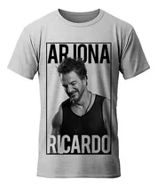 Remera Ricardo Arjona Blanco Negro Tour Recital 2022 Arena 1