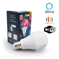 Lâmpada Wifi Para Alexa Google Assistant Tuya Smart Life 15w Cor Da Luz Rgb 110v/220v