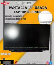 Pantalla Acer Laptop 14, B140xtn02.e, 30 Pines Asus Dell Hp