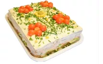 Torta Salada De Miga(con Picada).  