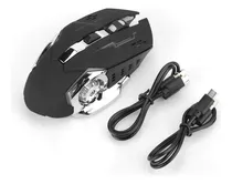 Mouse Gamer Com Receptor Usb Carregamento Sem Fio Mouse