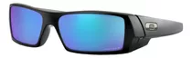 Anteojos De Sol Polarizados Oakley Gascan Standard Con Marco De O Matter Color Matte Black, Lente Sapphire De Plutonite Prizm, Varilla Matte Black De O Matter - Oo9014