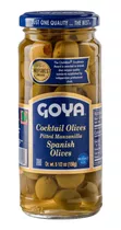 Aceitunas Verdes Descarozada Coctail 156g. Goya