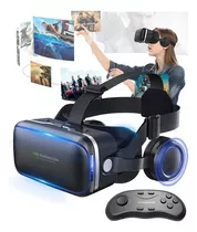 Lentes De Realidad Virtual 3d Vr Con Audífonos Y Gamepad R Y