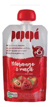 Papinha Orgânica Papapá Morango E Maçã 100g