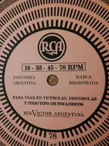 Estroboscopio Rca Victor 4 Velocid. Para Tocadiscos Belgrano