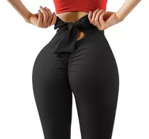 Leggins Push Up Pantalón Moño Fiesta Levanta Cola Elastizado