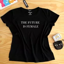 Remera Feminista The Future Is Female-algodon Premium