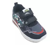 Zapatilla Footy Pop Zombies Con Luz Al Pisar Negro Deporfan 