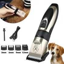 Kit Maquina Corta Pelo Inalámbrica Para Mascotas 4w         