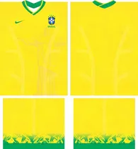   Arte Vetor Camisa Do Brasil 2022-torcedor