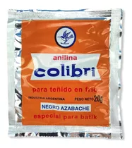 Colibri Anilina Para Teñido En Frio X 20 G Los Colores Color Azul Marino