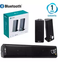 Caixa De Som 2.0 Dual Bluetooth 6w Entrada Microfone E Fone