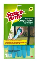 Guantes De Limpieza Afelpados 3m Scotch-brite Talle Mediano