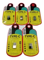 Pack Por 5 Unidades Adaptador Tipo C Hembra A Usb 2.0 Macho