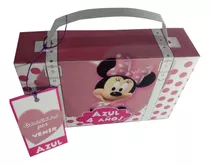 20 Souvenir Infantil Valija Minnie Para Armar!