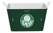 Balde Para Gelo - Brahma Licenciado - Palmeiras 8 Litros Cor Verde