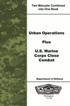 Libro: En Ingles Urban Operations Plus U.s. Marine Corps Cl