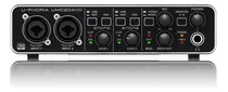 Interfaz Audio Behringer U-phoria Umc204hd + Color Negro