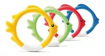 Anillos Para Fondo De Piscina Intex 55507, Colores Amarillo, Azul, Verde Y Rojo