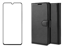 Flip Cover Agenda + Lamina Para Xiaomi Varios Modelos