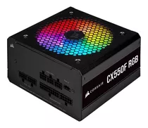 Fonte Corsair Cx550f 550w 80 Plus Bronze Modular Rgb Preta