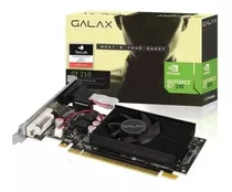 Placa De Vídeo Galax Nvidia Geforce Gt210 - 1gb Ddr3 64 Bits