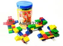 Blocos De Montar 80 Peças Grande Blocks Brinquedo Educativos