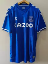 Camiseta Titular Everton Inglaterra, Marca Hummel, M, 2020