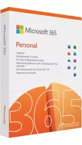 Microsoft 365 Personal Office Mídia Física 1 Licença 12meses