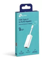 Adaptador De Red Tp-link Gigabit De Usb Tipo C A Rj45 Ue300c