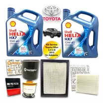 Kit Service 4 Filtros Y Aceite Shell Toyota Hilux Td 2.8 2.4