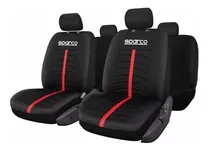 Cubreasiento Sparco Universal Negro Rojo Azul Gruesos Polyes