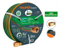 Manguera 25 M 3/4' Reforzada 3 Capas Truper 16041 Color Verde