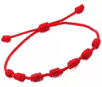 Contra La Envidia Pulsera Roja 7 Nudos/protección 