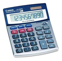 Calculadora De Escritorio Canon compacta Diginet Color Azul / Plateado